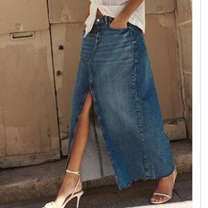 Women’s Zara Denim Maxi Skirt